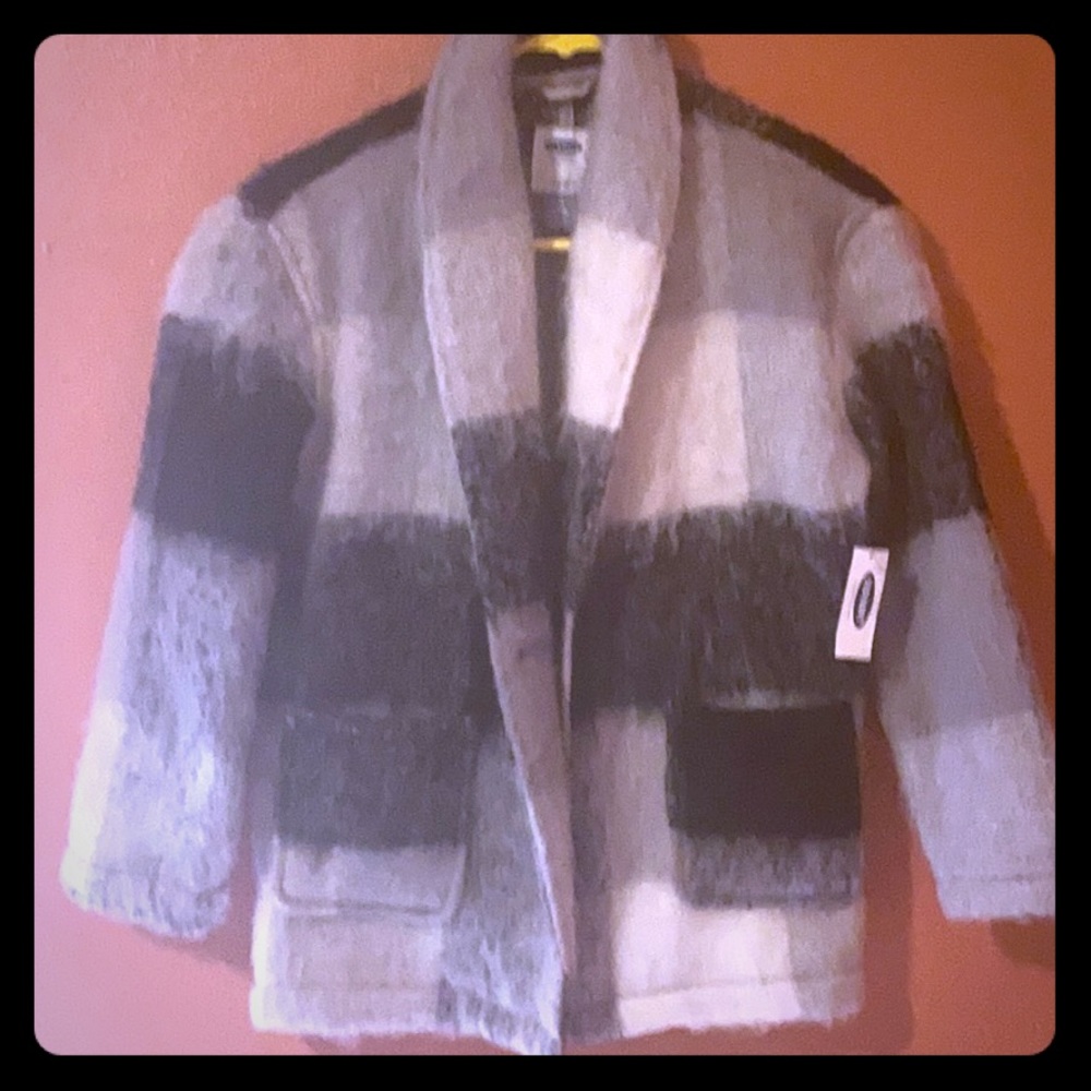 Old Navy Size 8 Blk/Wht/Gry Blazer for Girls- NWT